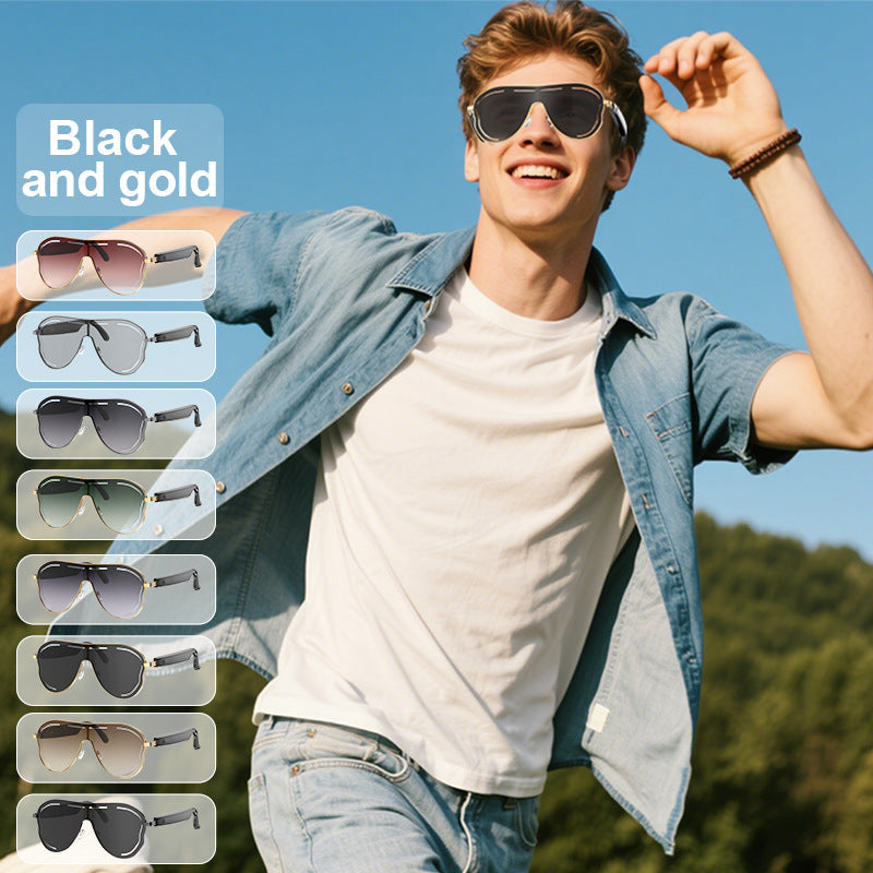 AI Translation Smart Bluetooth Glasses Sunglasses Sports Bluetooth Smart Audio Headphones Glasses Fashion Sunglasses