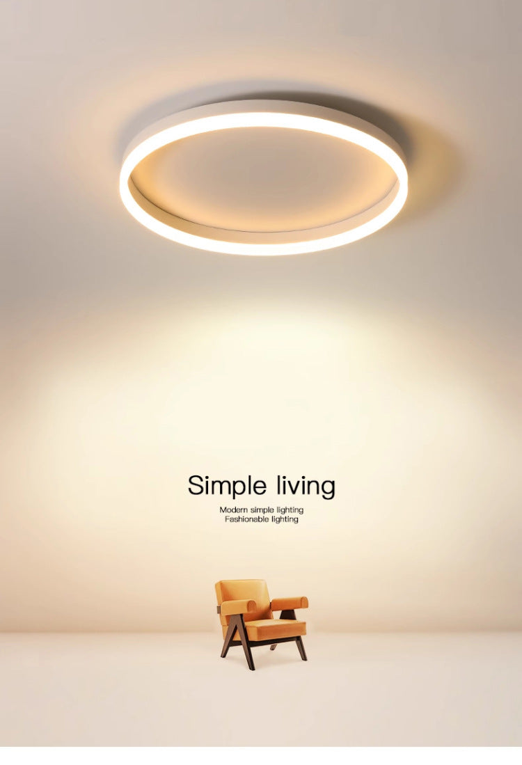 Ceiling Lamp led Bedroom Light Modern Minimalist Creative Ultra-Thin Nordic Master Bedroom Room Creative Personality Full Spectrum