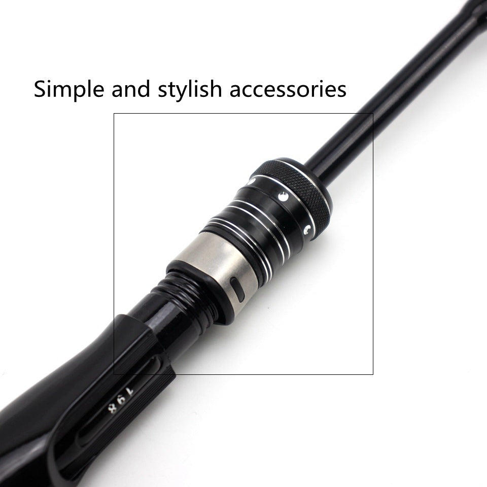 Portable Telescopic Lure Rod ul European and American Style Carbon Fiber Short Section Fishing Rod with Cork Handle