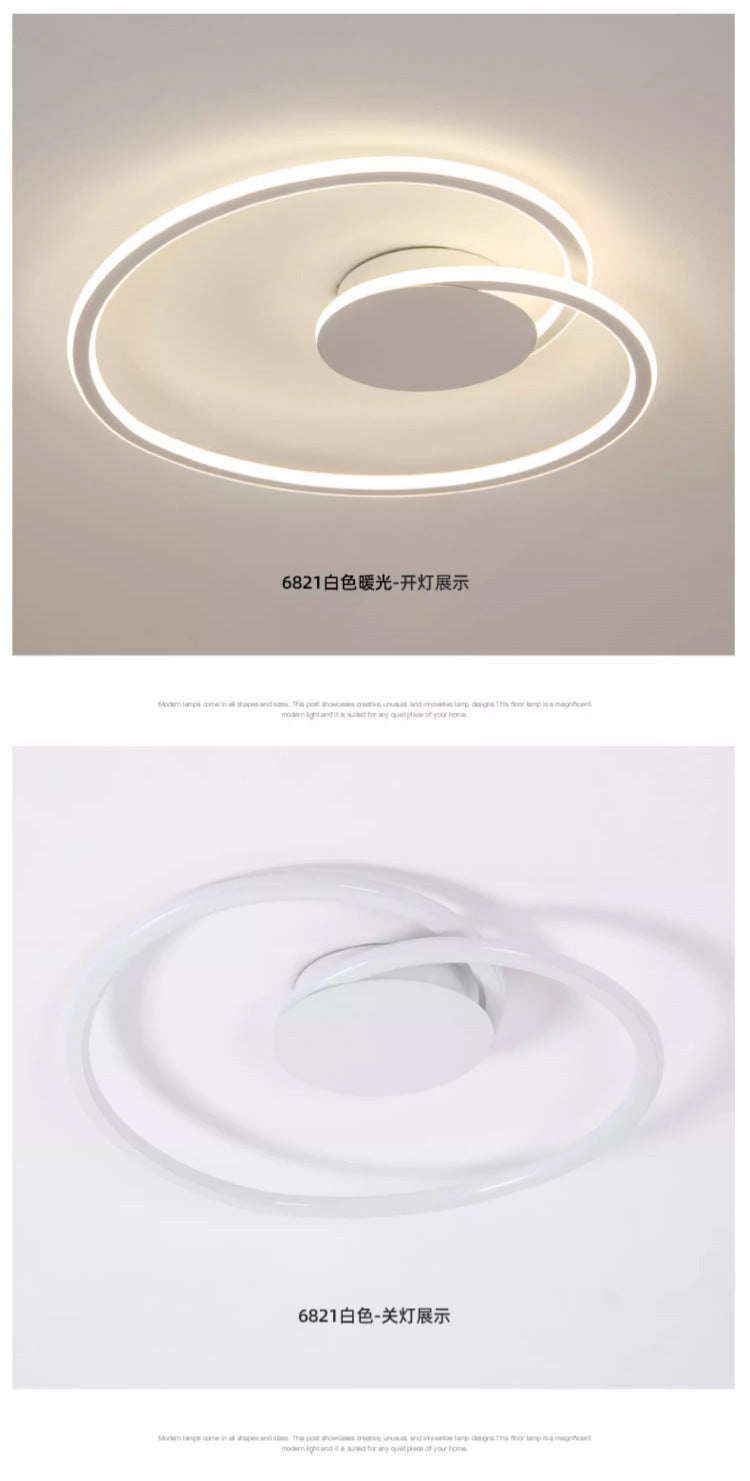 Bedroom light led Modern Minimalist Ceiling Light Internet Celebrity ins Creative Heart-Shaped Home Main Bedroom Study Zhongshan Lighting