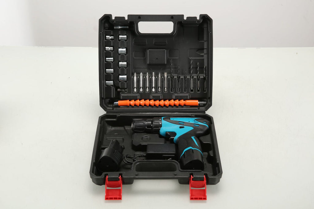 Manufacturer wholesale household rechargeable electric drill hand drill Lithium Battery Dual-Speed Pistol Drill Electric Hand Drill Cordless Lithium Drill