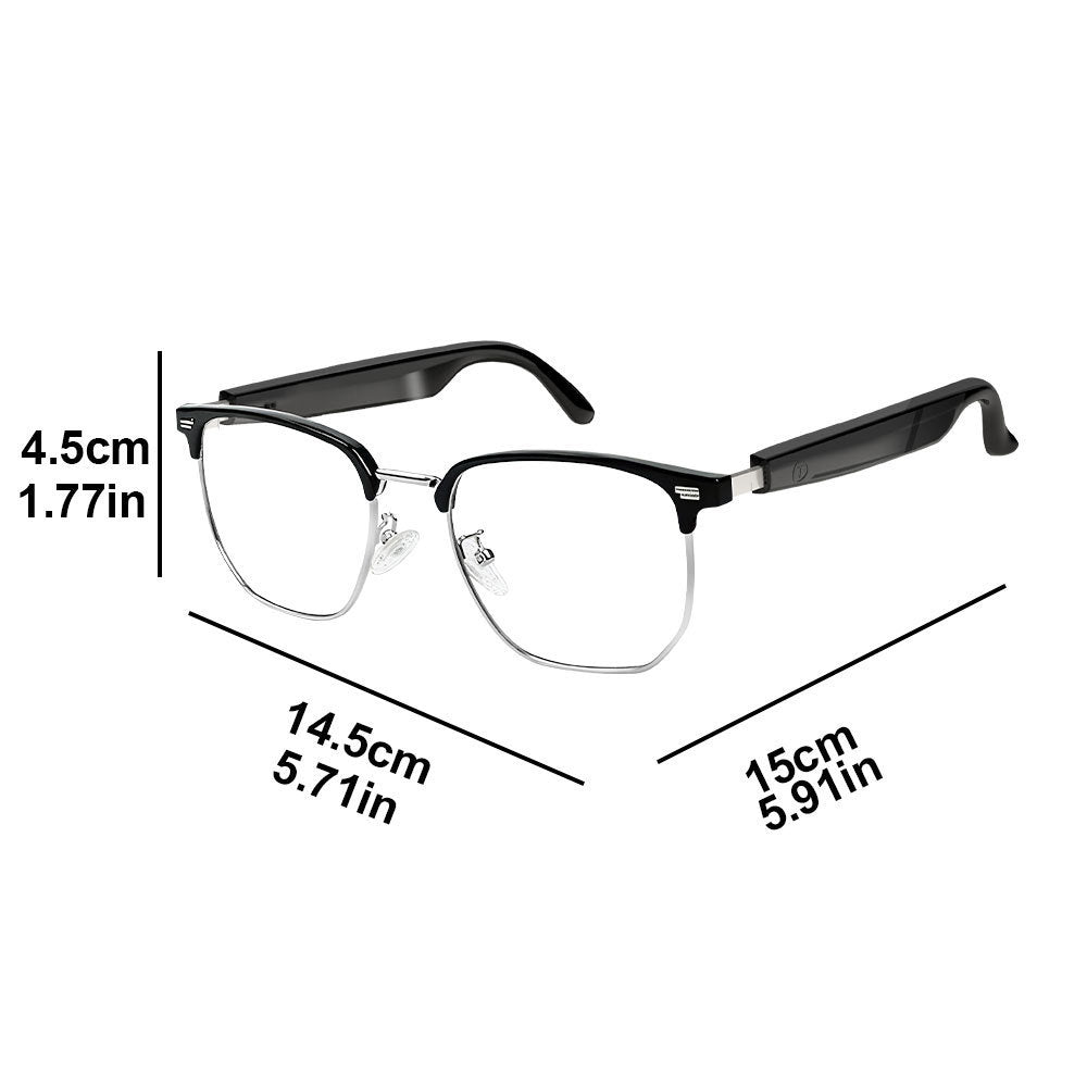 Smart Audio Glasses Bluetooth Call Driving Cycling Comfortable Lens Non-Prescription Sunglasses ai