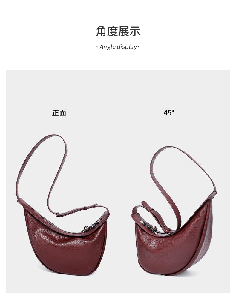 New Fashion Women's Dumpling Bag, Unique Design Casual Women's Chest Bag, Trendy Versatile Single Shoulder Crossbody Underarm Bag