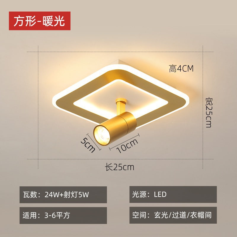 Aisle Light Corridor Light Luxury Balcony led Lamp Creative Background Wall Spotlight Simple Modern Cloakroom Ceiling Lamp