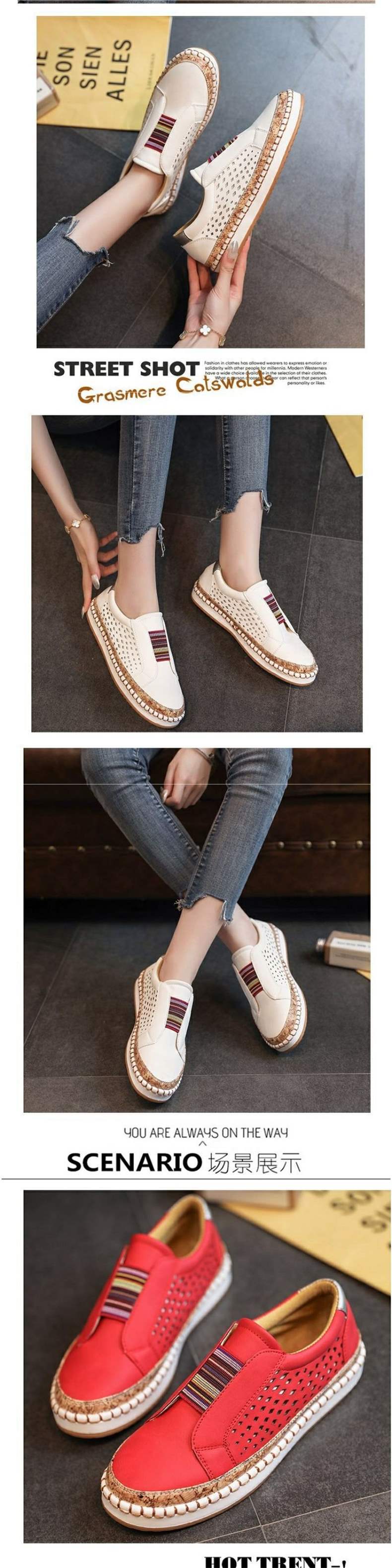 Women's Shoes2025Spring and Summer New Casual Shoes Women's Flat Shoes Women's Single Shoes Large Size Women's Shoes43