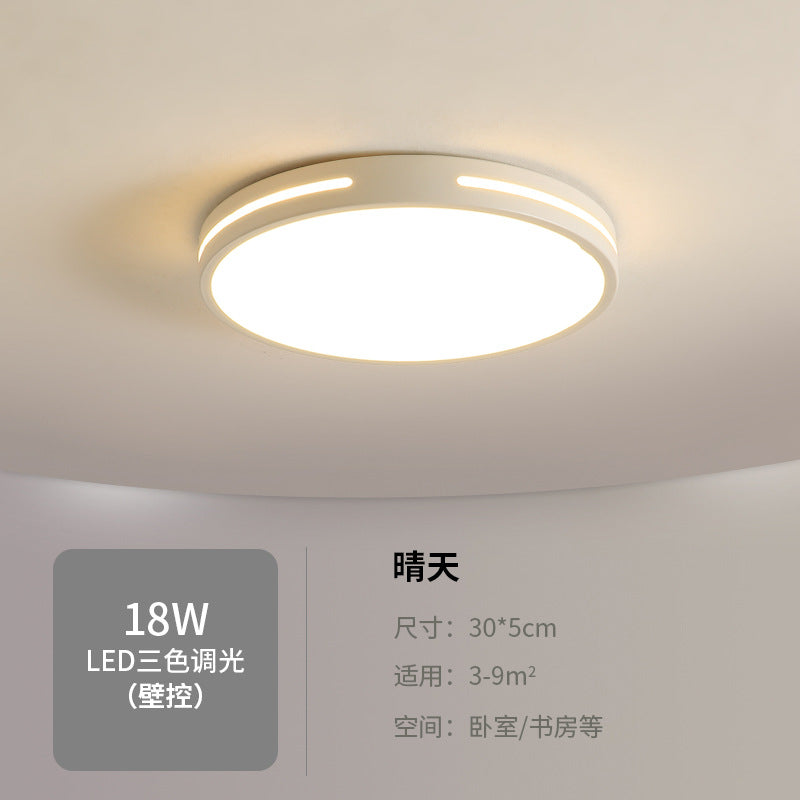 New led Living Room Ceiling Light Nordic Round Bedroom Light Simple Study Room Light Dining Room Balcony Lighting Fixture