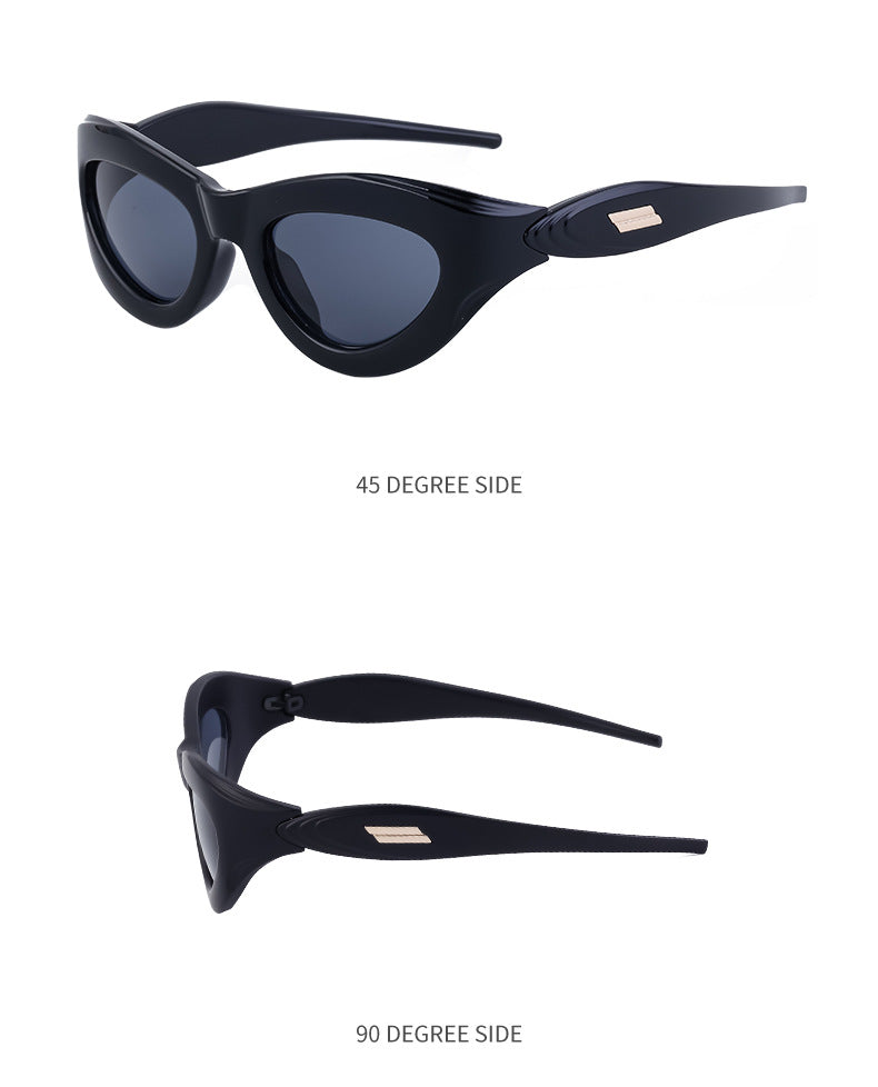 European and American Millennium Y2K Cat Eye Sunglasses Women's Cycling Windproof Sunglasses Women's Glasses Wholesale sunglasses