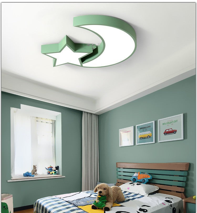 Macaron Children's Room Lighting Creative Boys and Girls Colorful Star Cloud Ceiling Light Kindergarten Bedroom Lamp