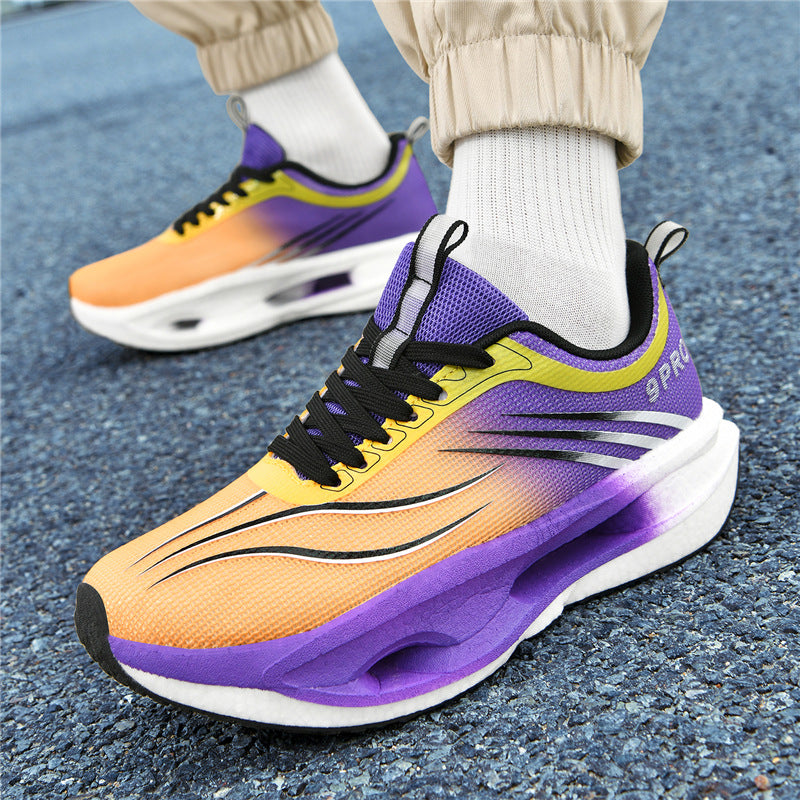 Red Rabbit9PRO Carbon Plate Running Shoes for Men and Women, Racing Mesh Breathable Running Shoes, Fashionable Versatile Shock Absorption Sports Shoes