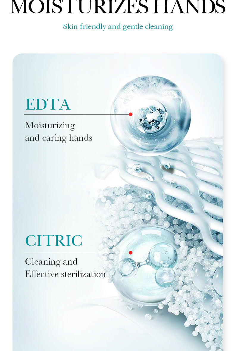 All English Hand Sanitizer500ml SADOER Foam Deep Cleansing Large Capacity  Foreign Trade Wholesale