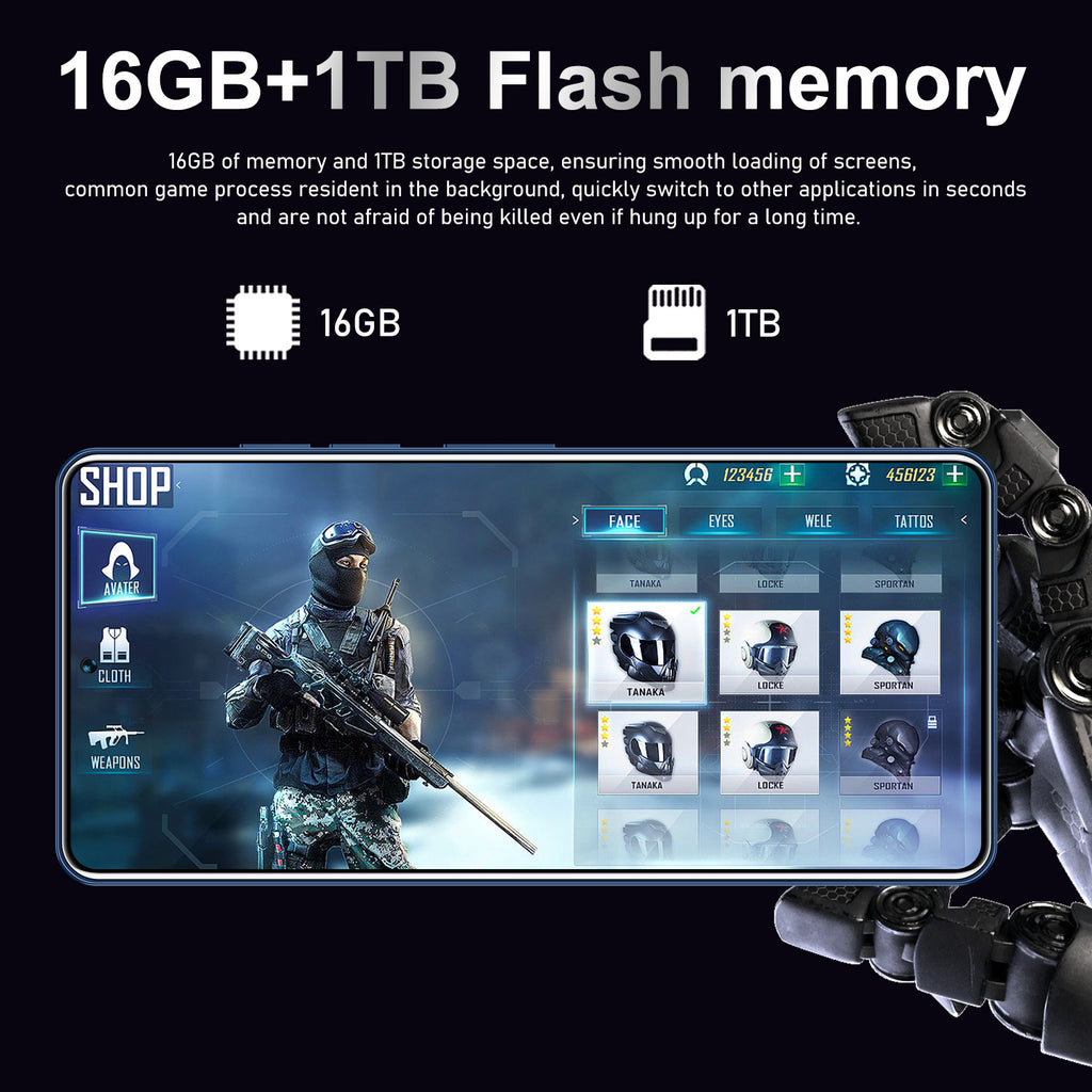 AliExpress Hot Sale GT10 Pro Smartphone16+1T Android Phone Factory Price