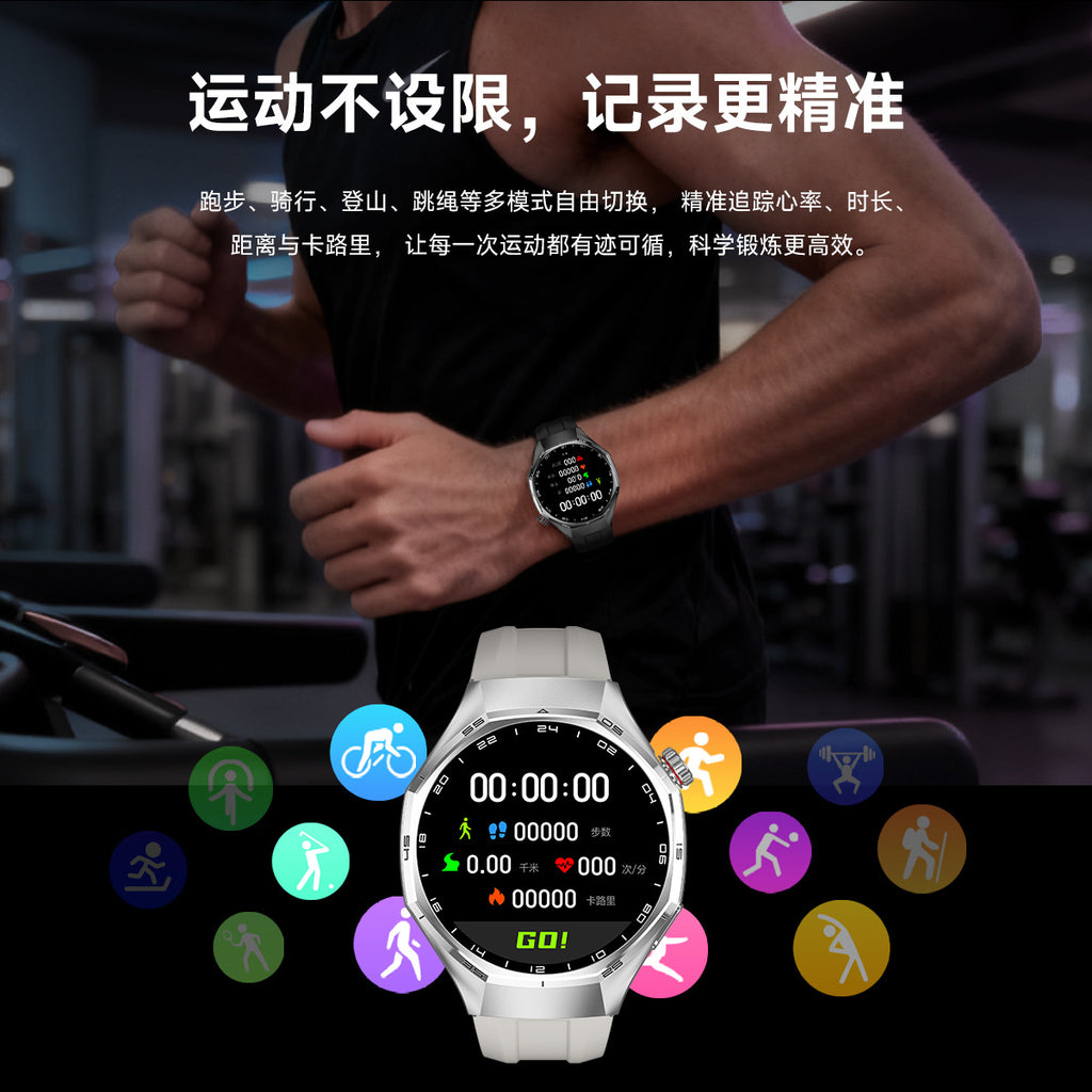 Watch6 Max Smart Watch Bluetooth Call True Heart Rate Step Sleep Blood Pressure Monitoring Message Reminder Exercise