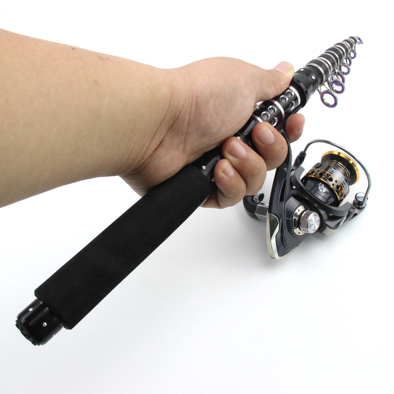 Fishing Gear: Ultra-Short Portable Telescopic Fishing Rod, Small Sea Rod, Rock Fishing Long Casting Rod, Fishing Set
