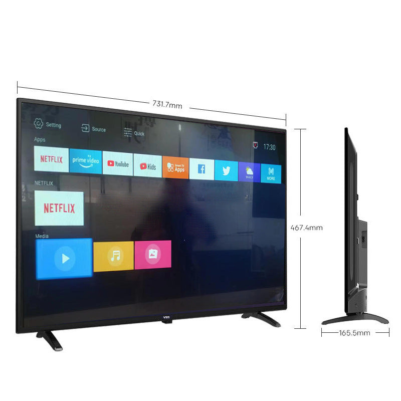 SMART TV 32Inch led Home Hotel LCD TV Smart Internet TV English Overseas Version