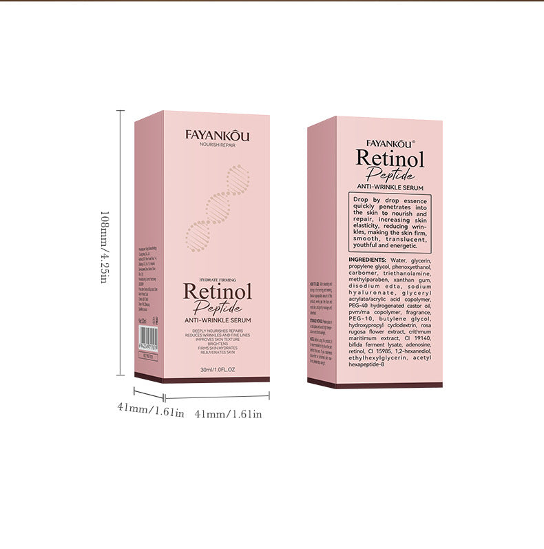 Full English Retinol Peptide Skincare Series  FAYANKOU Amino Acid Facial Cleanser  Wholesale