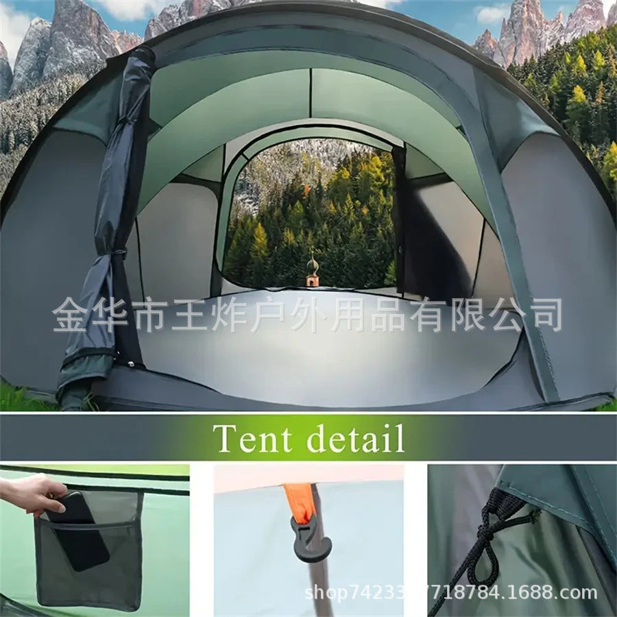 Hot-Selling Hand-Throw Quick-Open Tent Outdoor Tent Camping Windproof Rainproof Sunproof Tent