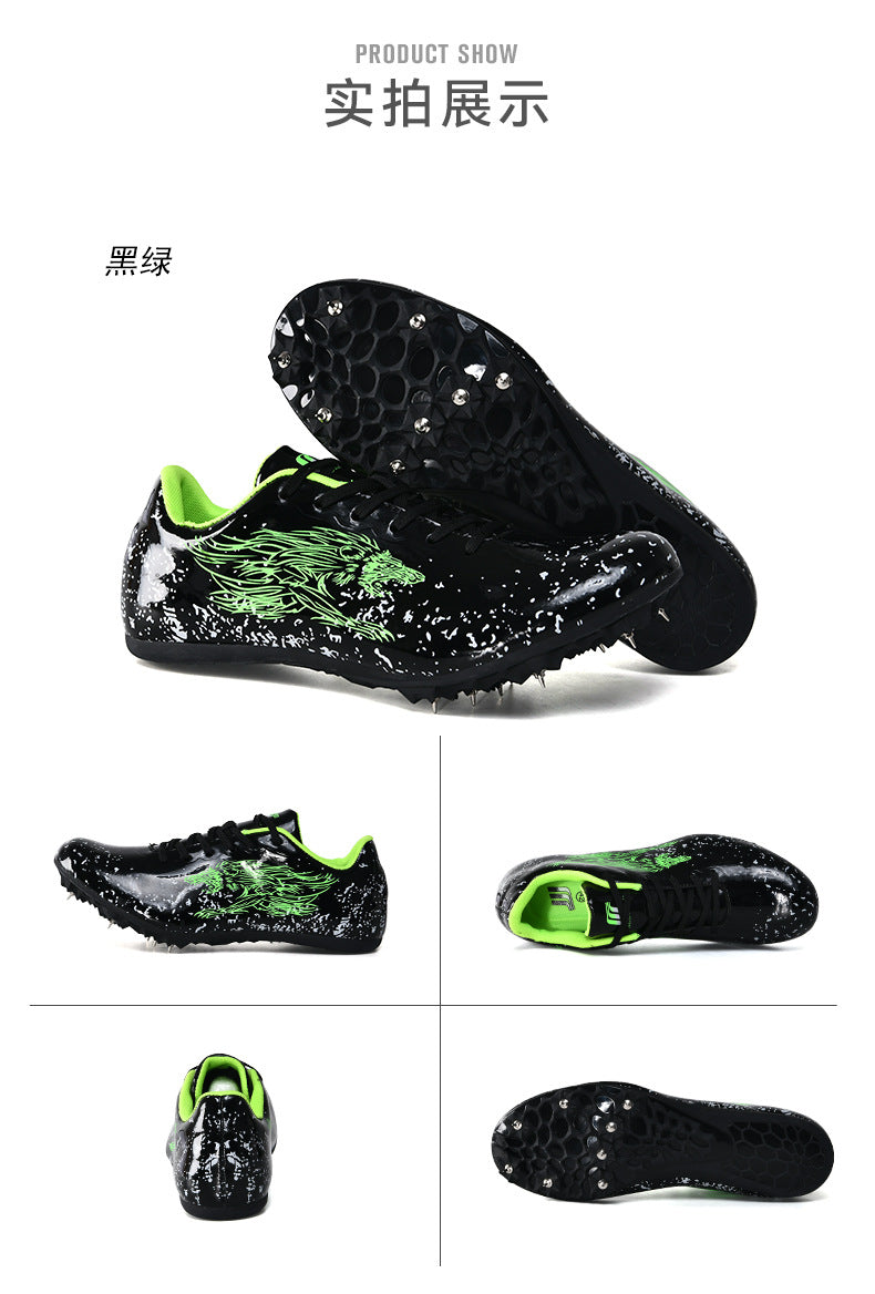 2025Track and Field Shoes for Male Students Training Shoes for Middle School and College Entrance Exams Sports Exam Spikes Long Distance Short Distance Shoes Racing Style