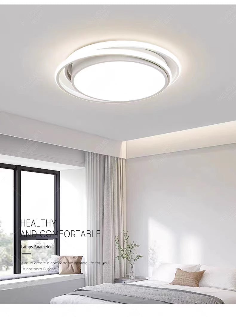 Ceiling Light Full Spectrum Living Room Light Modern Simple Large Light Hall Main Light White Ultra-thin Rectangular Zhongshan Lighting Fixture