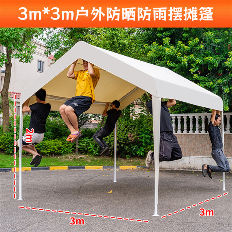 Customizable Advertising Internet Celebrity Tent for Night Market Stall Use, Four-Corner Rain Shelter, Sun Protection Car Tent, Outdoor Commercial Sunshade