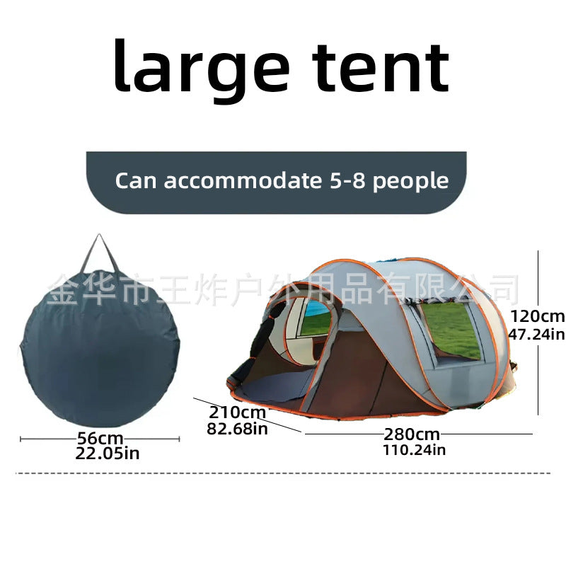Fully Automatic Hand Throw Quick Open Tent Indoor Children's Tent Camping Windproof Rainproof Sunproof Tent