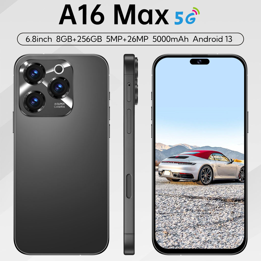 Hot selling product A16 Max Android Smartphone16+1T Factory Direct Sales Mobile Phone Available