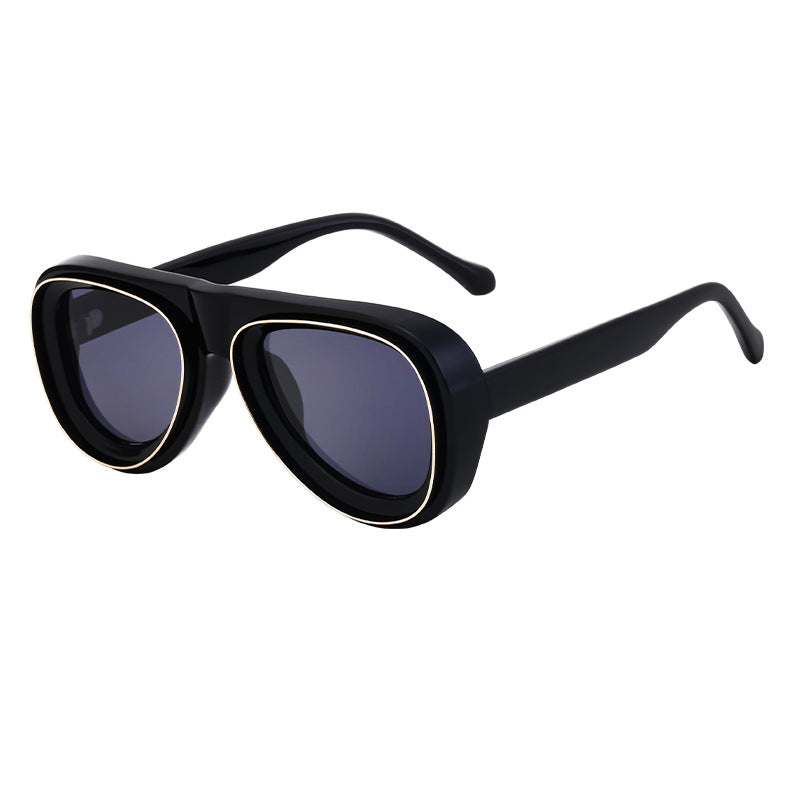 European and American Toad Sunglasses for Men, High-End Pilot Sunglasses, Men's Driving Sun Protection Glasses sunglasses