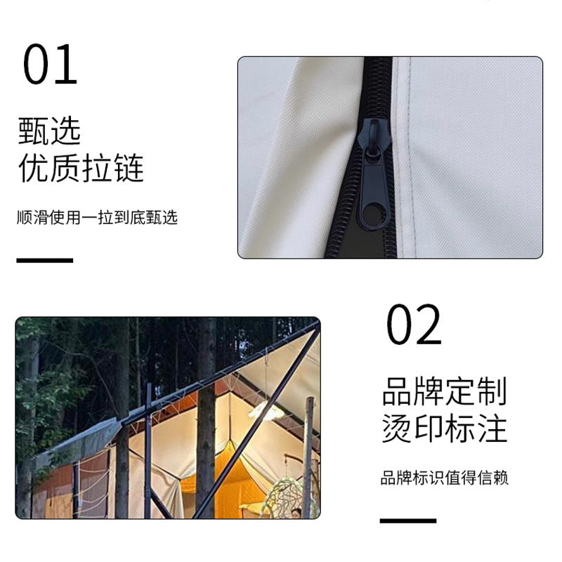 Wild Luxury Camping Nomad Tent Outdoor A Nomadic Tent Internet Celebrity Scenic Resort Luxury Hotel Tent