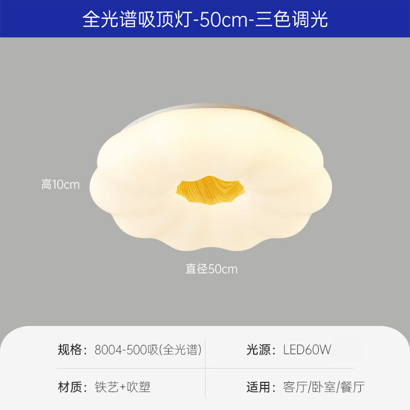 Creative2025New Year's New Warm Minimalist Cream Style Home Bedroom Ceiling Lamp Master Bedroom Lamp Simple Modern