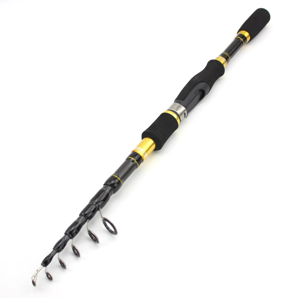 1.8Miluya Rod Set Ultra Short Telescopic Fishing Rod Spinning Reel Combo Amazon FBA Overseas Warehouse Fishing Gear