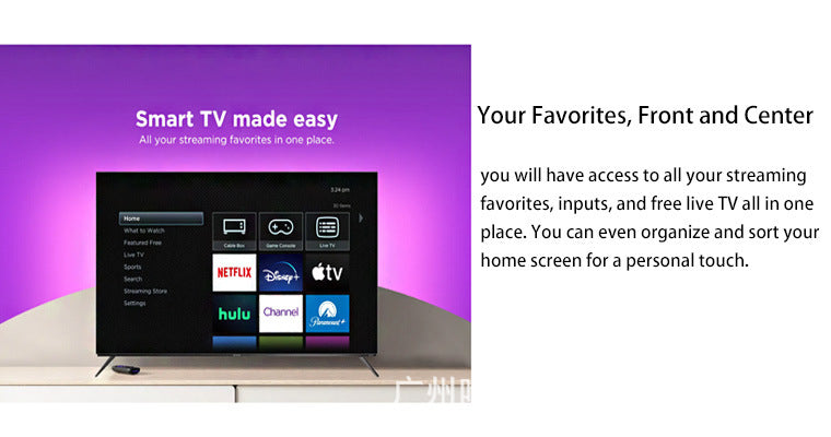 American Version55/65Inch OLED Television ROKU TV Export to North America 4K UHD with airpla