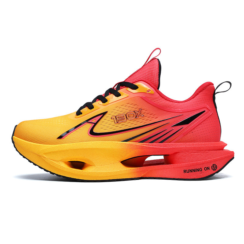 2025New Flying Wing Breathable Shock Absorption Running Shoes Summer Youth Racing Carbon Plate Lightweight Men and Women Sports Shoes