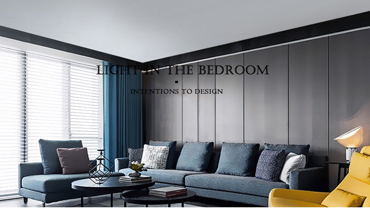 Ceiling Lamp led Living Room Lamp Rectangular Elegant Home Modern Simple Bedroom Lamp Whole House Lighting Set Combination