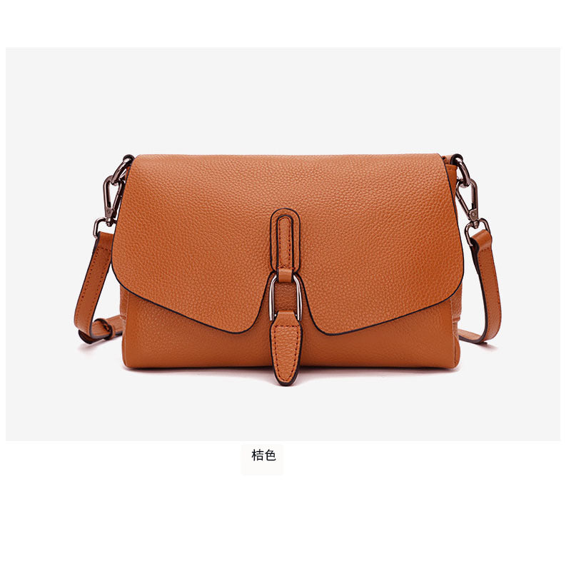 Women's Genuine Leather Bag for Middle-aged Moms, Large Capacity Soft Cowhide Underarm Bag, Single Shoulder Crossbody Bag, Shiling Bag, Spring New Model