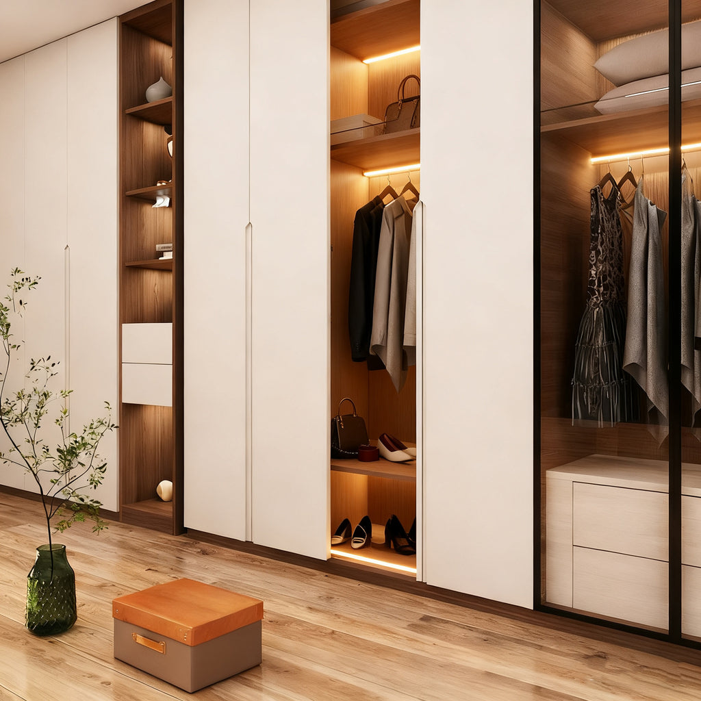 Whole House Custom Aluminum Alloy Wardrobe Welding Board Integrated Cabinet Custom Wine Cabinet Entryway Cabinet TV Cabinet Source Manufacturer