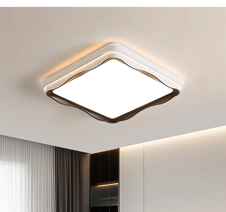 Living Room Main Light2025New Modern Simple Flower Cream Style Ceiling Light Zhongshan Lighting Full House Package