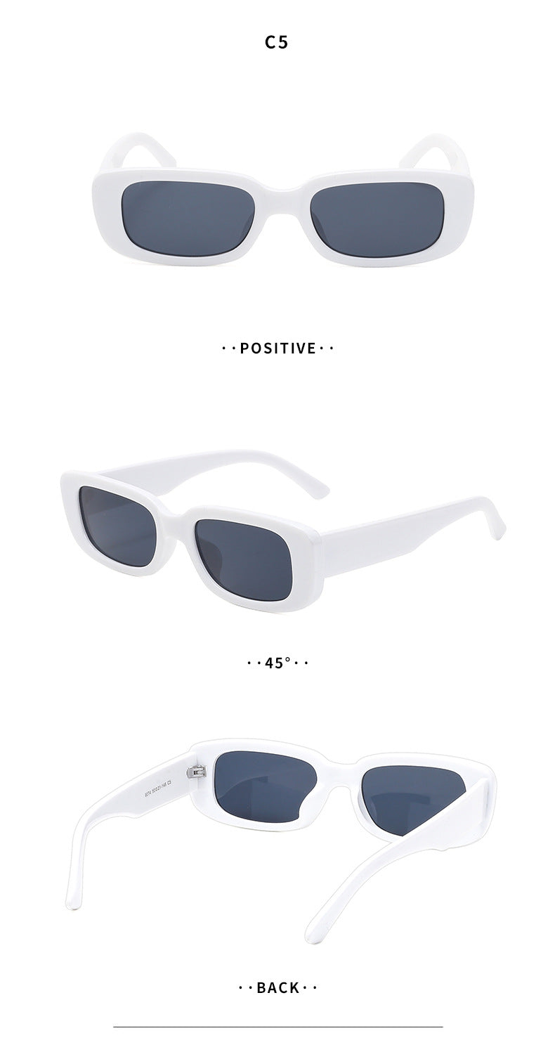 Vintage Cat Eye Sunglasses for Women Fashion Trend Oval Small Frame Sunglasses Sun Protection Glasses sunglasses