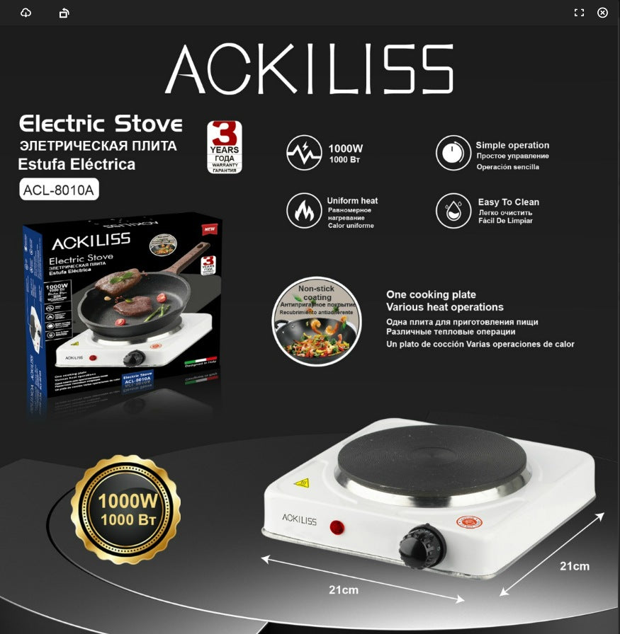 RAF European Standard Electric Hot Plate Embedded High-Power Stir-Fry Electric Hot Plate Countertop ce Standard