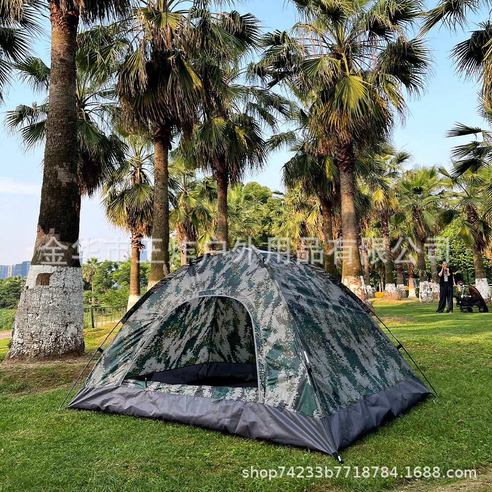 Camouflage Tent Outdoor Camping Training Camping Setup Tent2People Tent Leisure Equipment Export