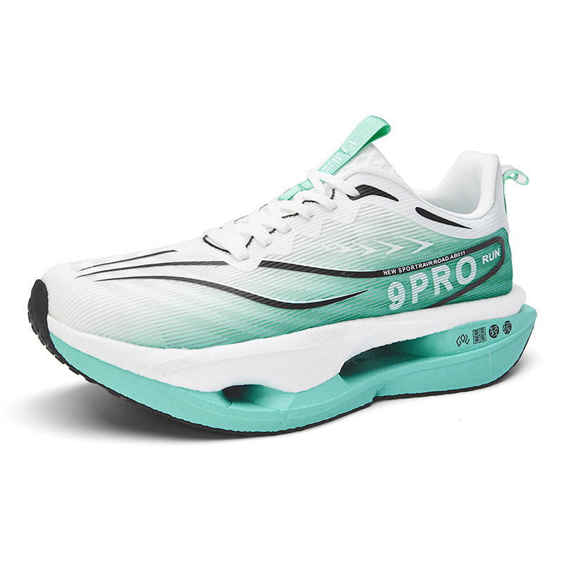 Summer Red Rabbit9PRO New Popcorn Carbon Plate Hollow Running Shoes Breathable Jacquard Comfortable Casual Sports Shoes