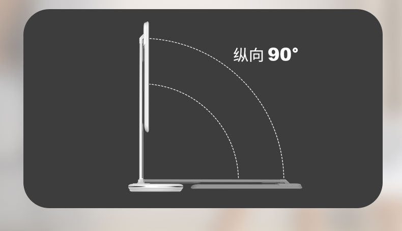 wholesale multifunctional wireless charging desk lamp student dedicated study reading desk lamp 3-in-1 eye protection desk lamp