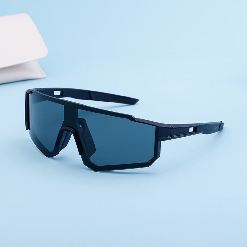 Outdoor Cycling Windproof Sunglasses for Men and Women, European and American Style One-piece Mountaineering Polarized Sunglasses Wholesale sunglasses