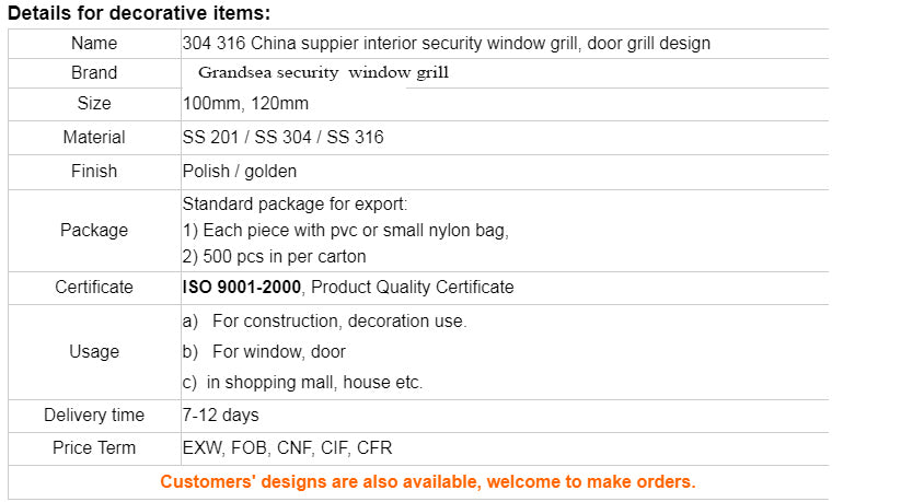 Factory Price Steel Burglar Bars Aluminium windows Security Iron Window Grill Net Design