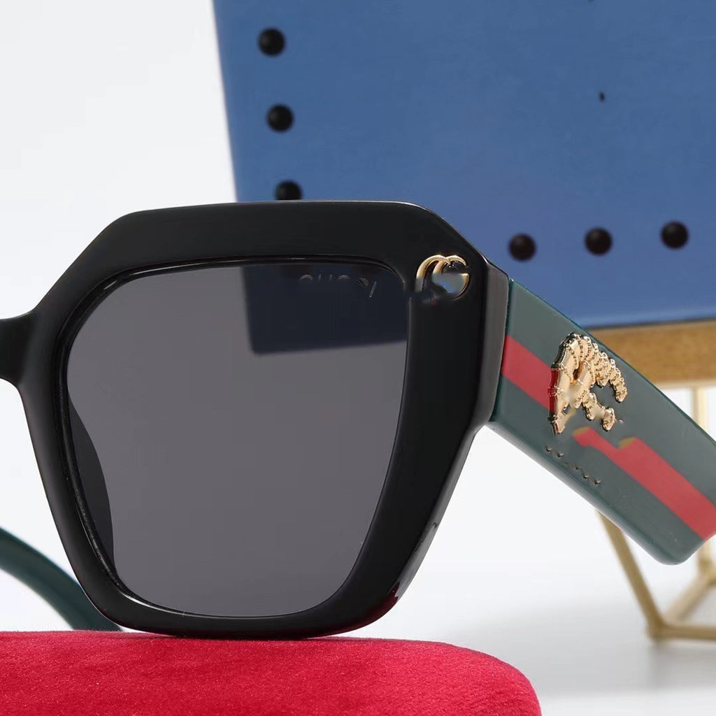 Ancient Style European and American Design ins Trendy Square Frame Sunglasses for Women, Celebrity Style, Fashionable Acetate Sunglasses for Men3029