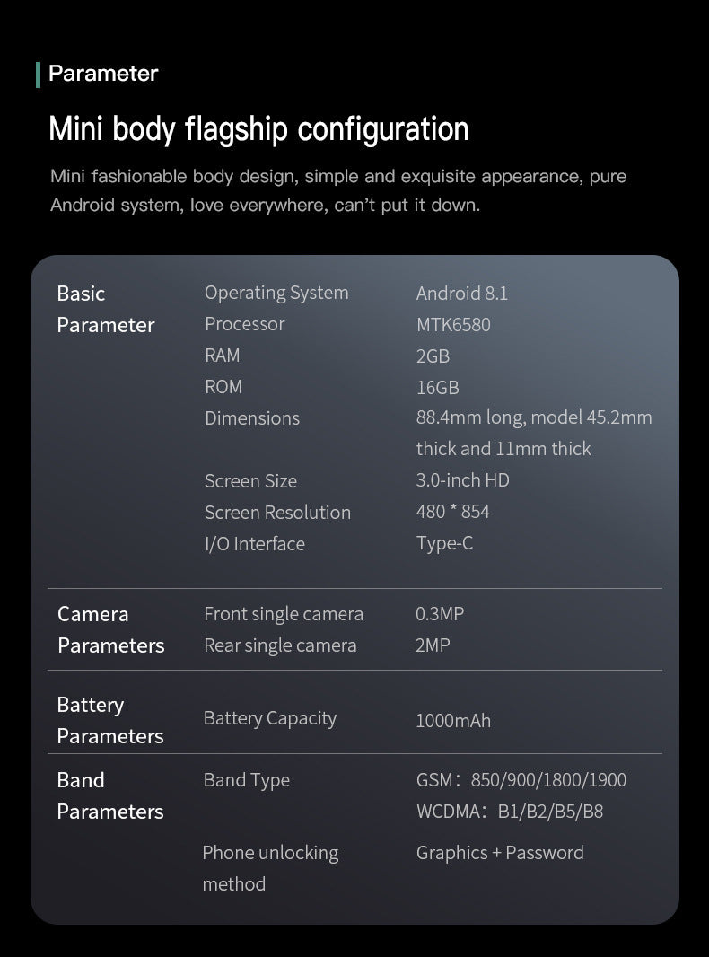 S23pro Mini Smartphone Ultra Small Quad-Core Android System Google Backup Hot Sale