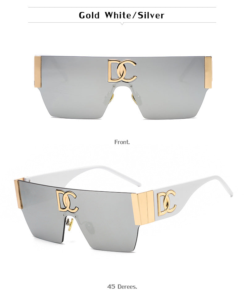 New Outdoor Cycling Sunglasses for Women, High-End Integrated Windproof Frameless Sports Sunglasses