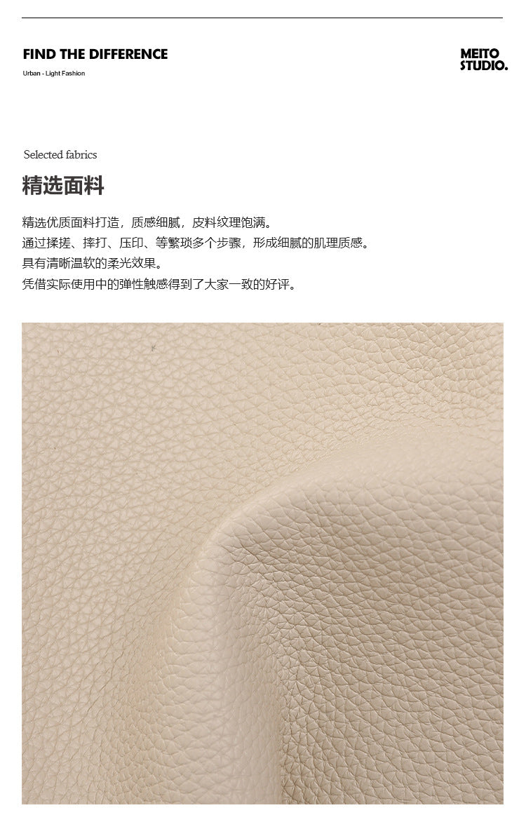 European and American Large Capacity Handbag Classic Fashion Women's Bag Niche Versatile Trendy Lychee Pattern Basket Shoulder Crossbody Bag