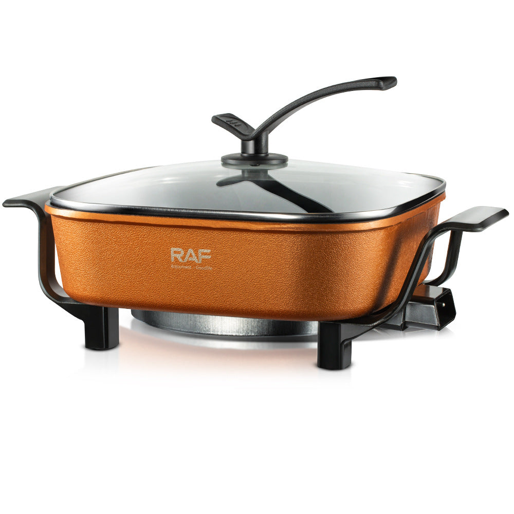 RAF European and American Standard Multifunctional Electric Cooker Household Electric Frying Pan Non-stick Pan Electric Cooker Steamer7LR5411