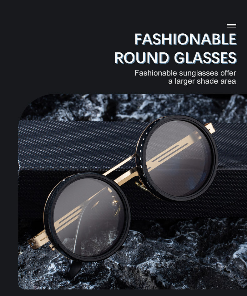 ND9Adjustable Light Reduction Sunglasses HD Polarized Fishing Sun Protection Sunglasses Manual Light Reduction Rotating Lens Glasses