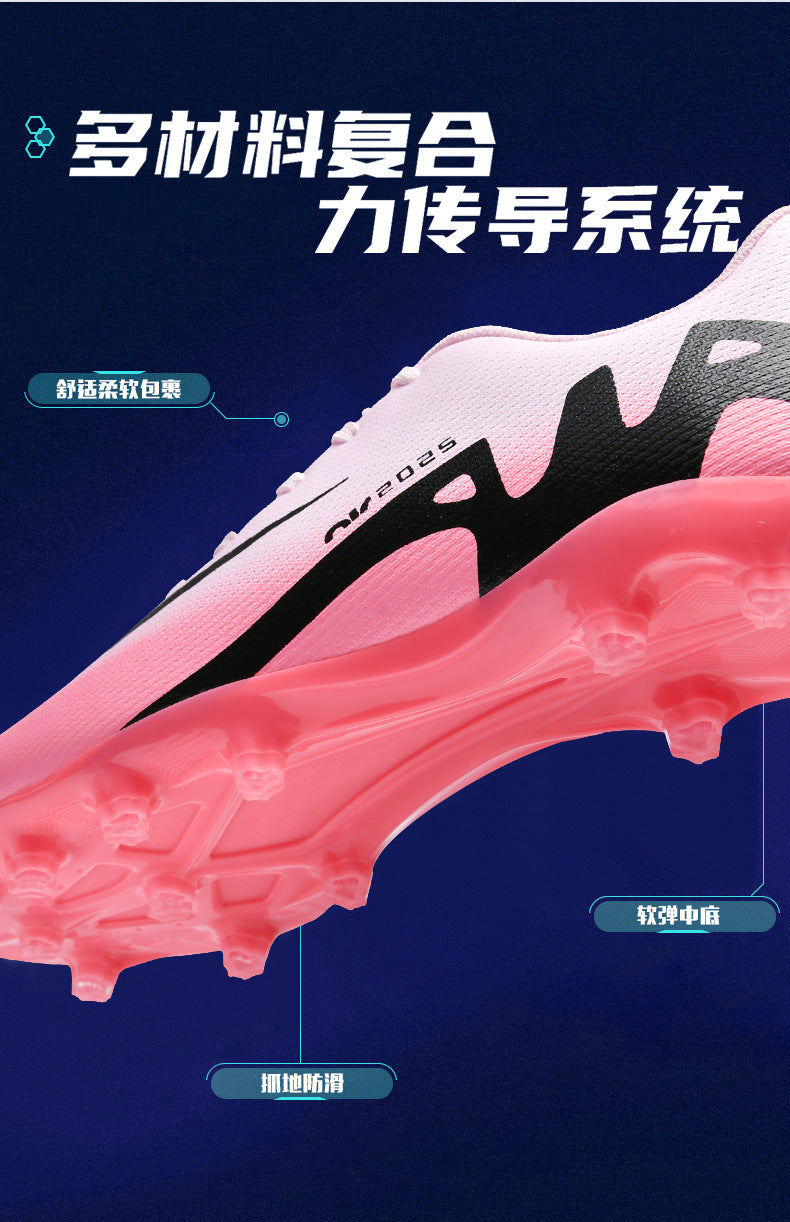 Assassin15Men's Football Shoes for Primary and Secondary School Students and Teenagers AG Spike tf Broken Nail Adult Competition Training Shoes