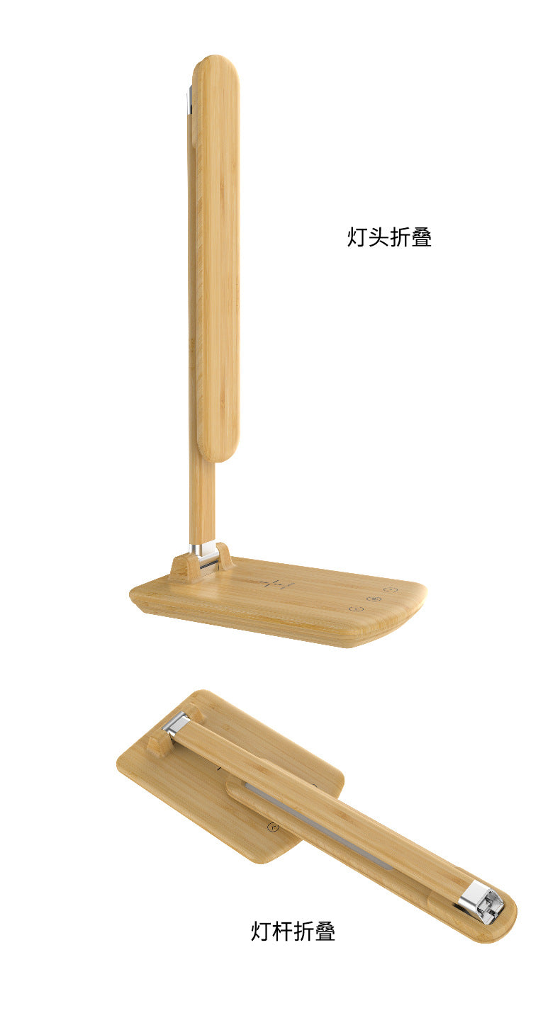 Smart Desk Lamp with Wireless Charging for Phones, Desk Lamp for Study, Bedroom, Children's Eye Protection, Office Gift Lamp